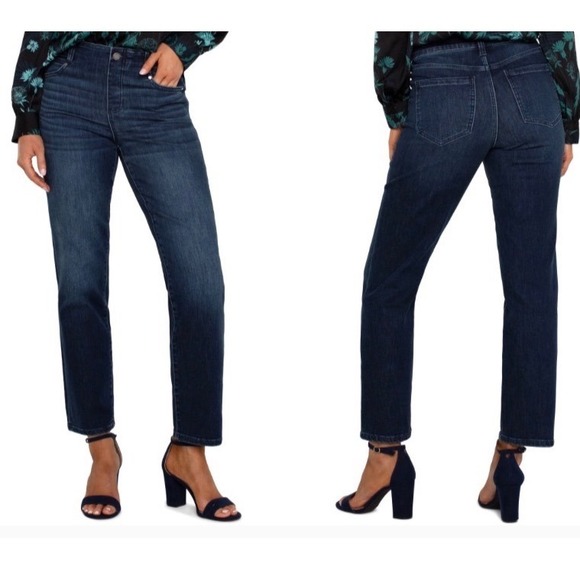Liverpool Denim - NWT Liverpool Jeans Gia Glider Slim Eco Size 4 / 27 Pull On Blue Denim